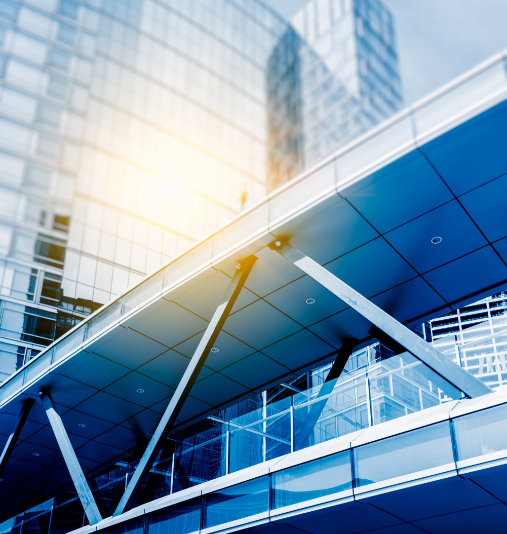 Fotografia di ponte al tramonto